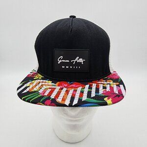 Grace Folly Trucker Hat Cap Men's Snapback DePaule FitzGerald Design Tropical